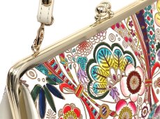 画像3: 完売【限定Item】華熨斗 がま口ハンドルクラッチ（絢爛柄） (3)