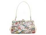 【限定Item】海はひろいな がま口ハンドルクラッチ（金唐柄）