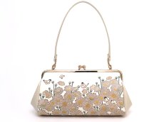 画像1: 【限定Item】マーガレット がま口ハンドルクラッチ (1)