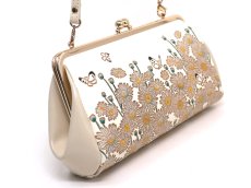 画像2: 【限定Item】マーガレット がま口ハンドルクラッチ (2)