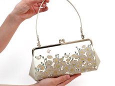 画像4: 【限定Item】マーガレット がま口ハンドルクラッチ (4)