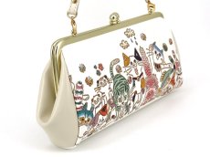 画像2: 完売【限定アイテム】ネコ集合 がま口ハンドルクラッチ (2)