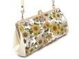 画像2: 【夏限定柄/限定Item】ひまわり がま口ハンドルクラッチ (2)