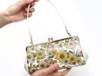 画像4: 【夏限定柄/限定Item】ひまわり がま口ハンドルクラッチ (4)