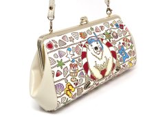 画像2: 【限定Item】泳ぐま がま口ハンドルクラッチ (2)
