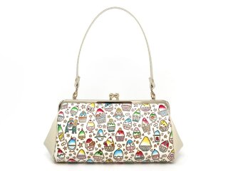 限定品サンプル】がま口ハンドルクラッチ
