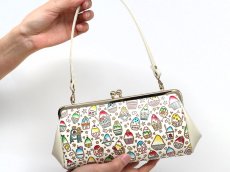 画像4: 【限定Item】なないろかき氷ま がま口ハンドルクラッチ (4)