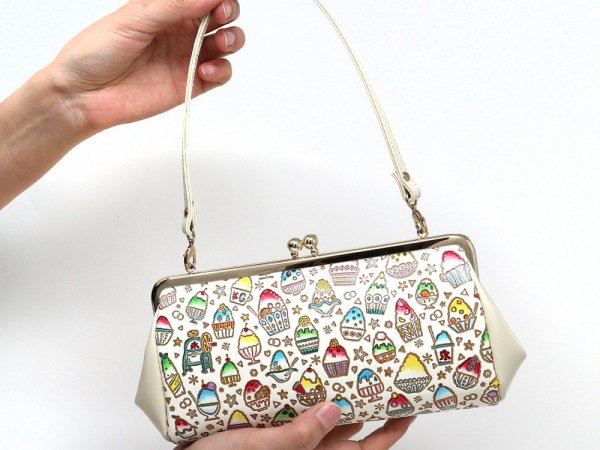 画像4: 【限定Item】なないろかき氷ま がま口ハンドルクラッチ