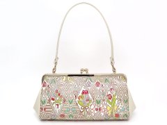 【限定Item】チューリップの花束 がま口ハンドルクラッチ