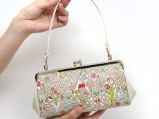 画像4: 【限定Item】チューリップの花束 がま口ハンドルクラッチ (4)