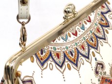 画像3: 完売【限定Item】象のカーニバル がま口ハンドルクラッチ (3)