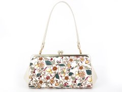 完売【予約限定】梅花(メイホア) がま口ハンドルクラッチ