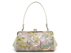 画像1: 完売【限定Item】ラビリンスフィッシュ<グリーン> がま口ハンドルクラッチ (1)