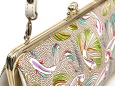 画像3: 完売【限定Item】ラビリンスフィッシュ<グリーン> がま口ハンドルクラッチ (3)