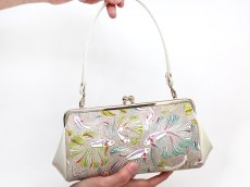 画像4: 完売【限定Item】ラビリンスフィッシュ<グリーン> がま口ハンドルクラッチ (4)