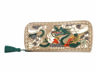 文庫屋「大関」 龍＜緑＞ メガネケース［t］