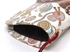 画像3: 【Xmas柄】編むくま メガネケース［t］ (3)