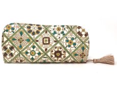 画像2: 【Xmas柄】チョコクロッシェ メガネケース［t］ (2)