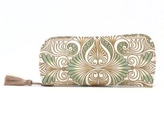 ロカイユ＜ペールカーキ＞ メガネケース［t］