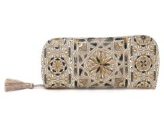 カロー＜ブラック＞ メガネケース (絢爛柄)［t］