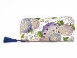 【夏限定柄】紫陽花 メガネケース［t］