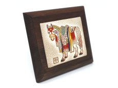 画像2: 【12月中旬お届け予定】馬装束  （うましょうぞく）  インテリアプレート（小）【干支財布】［t］ (2)