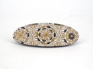 未使用 文庫屋大関 絢爛柄 フラット札入れ カロー ブラック 文庫屋「大関」 カロー＜ブラック＞ ファスナー小銭入れ（絢爛柄