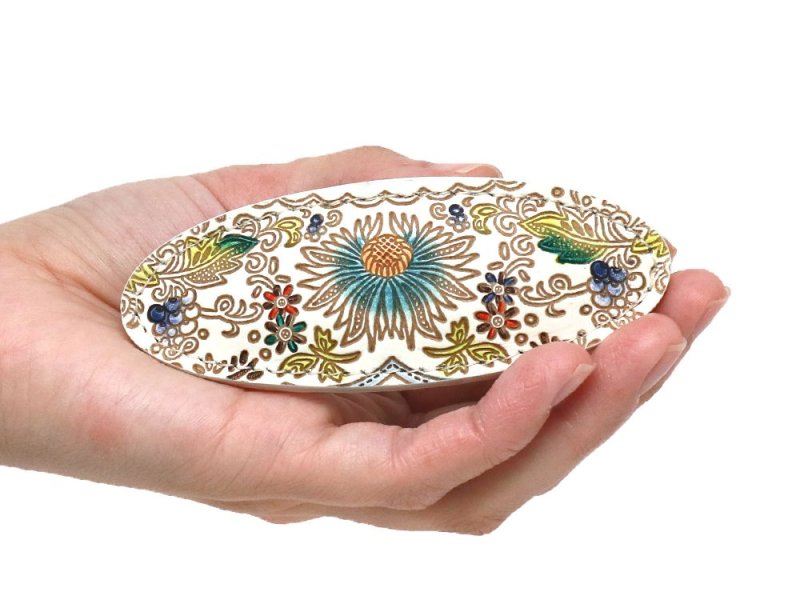 Special Price】茉莉花＜翡翠＞ バレッタ［t］