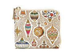 完売【予約限定柄】オーナメント L字ファスナーの小さなお財布（金唐柄）［t］