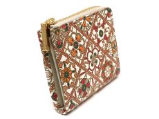 画像2: 【Xmas柄/限定Item】キャンディクロッシェ L字ファスナーの小さなお財布［t］ (2)