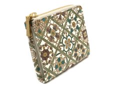 画像2: 【Xmas柄/限定Item】チョコクロッシェ L字ファスナーの小さなお財布［t］ (2)