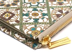 画像3: 【Xmas柄/限定Item】チョコクロッシェ L字ファスナーの小さなお財布［t］ (3)