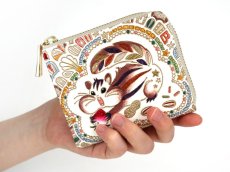 画像4: 【限定Item】くいしんぼリス L字ファスナーの小さなお財布［t］ (4)