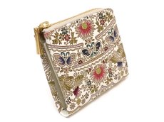 画像2: 【限定Item】茉莉花＜珊瑚＞ L字ファスナーの小さなお財布［t］ (2)