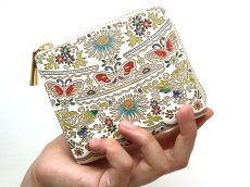 画像4: 【限定Item】茉莉花＜翡翠＞ L字ファスナーの小さなお財布［t］ (4)