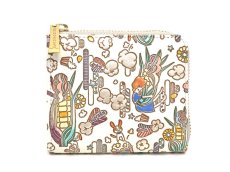 画像1: 【限定Item】恋するもろこしガール L字ファスナーの小さなお財布（金唐柄）［t］ (1)