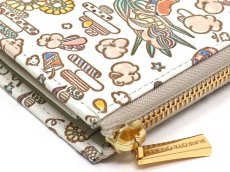 画像4: 【限定Item】恋するもろこしガール L字ファスナーの小さなお財布（金唐柄）［t］ (4)