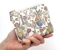 画像5: 【限定Item】恋するもろこしガール L字ファスナーの小さなお財布（金唐柄）［t］ (5)