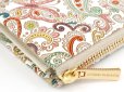 画像3: 完売【予約限定】ペイズリー L字ファスナーの小さなお財布［t］ (3)