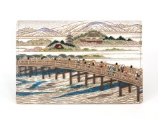 画像1: 【予約限定柄】浮世絵 三条大橋 パーソナルホルダー［t］ (1)