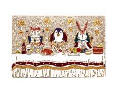 画像1: ノーブルアニマルズ パーソナルホルダー（金唐柄）［t］ (1)