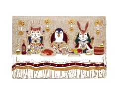 ノーブルアニマルズ パーソナルホルダー（金唐柄）［t］