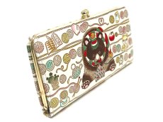 画像2: 完売【予約限定柄】編むくま がま口長財布［t］ (2)