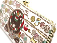 画像3: 完売【予約限定柄】編むくま がま口長財布［t］ (3)