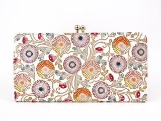 完売【予約限定】更紗菊 がま口長財布［t］
