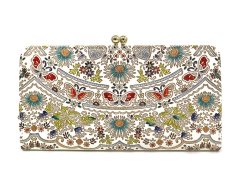 完売【予約限定】茉莉花＜翡翠＞ がま口長財布［t］