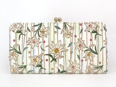 完売【予約限定】ホワイトリリー がま口長財布［t］