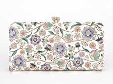 画像1: 完売【予約限定】ダリア＜コバルトブルー＞ がま口長財布［t］ (1)
