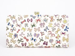 完売【予約限定】プチリボン がま口長財布［t］
