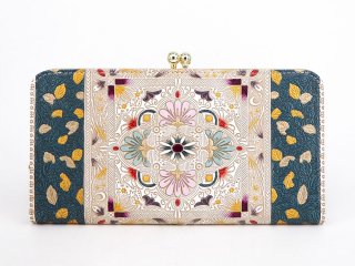 文庫屋「大関」 完売【予約限定】黄金のタピ がま口長財布（金唐